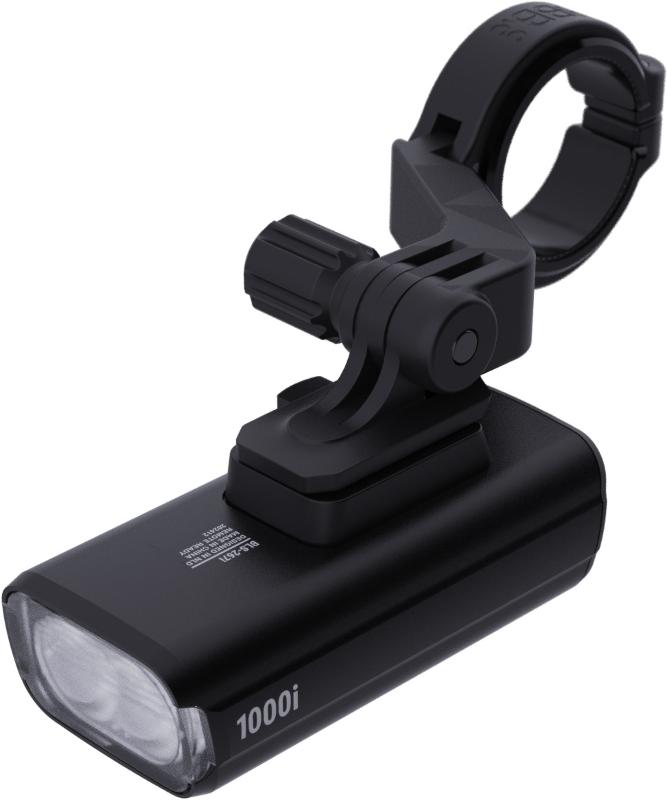 BBB Akku Frontlicht NanoStrike 1000i BLS-267i inkl. Halter und kabellose Fernbedienung, schwarz