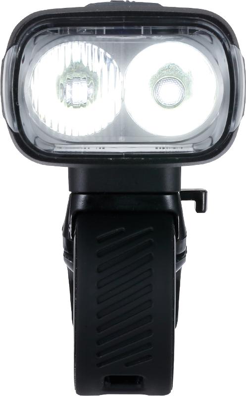 BBB Akku Frontlicht StrikeDuo 2100i BLS-273i inkl. Kabellose Fernbedinung, schwarz