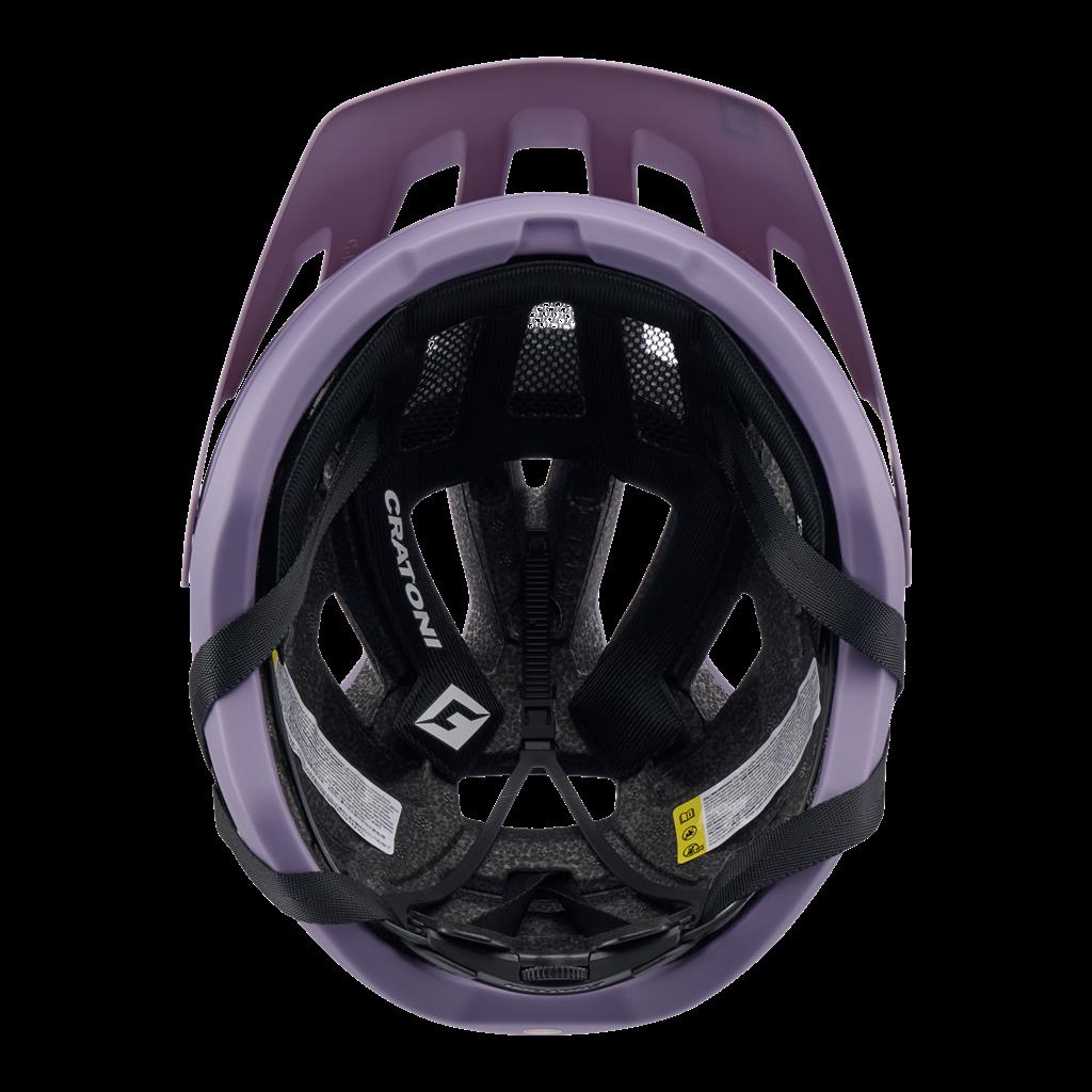 Cratoni lila matt, Gr. M/L (56-61cm) Fahrradhelm Cratoni AllRace