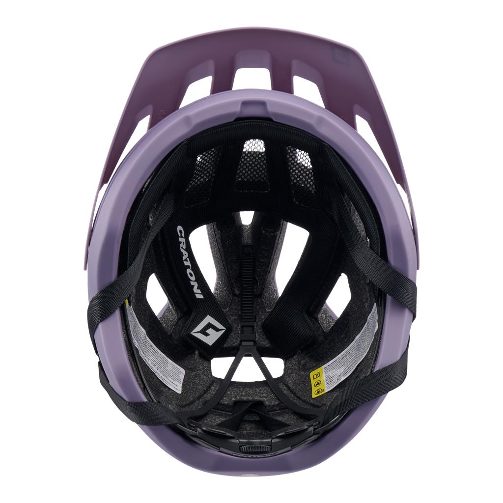 Cratoni lila matt, Gr. S/M (52-57cm) Fahrradhelm Cratoni AllRace