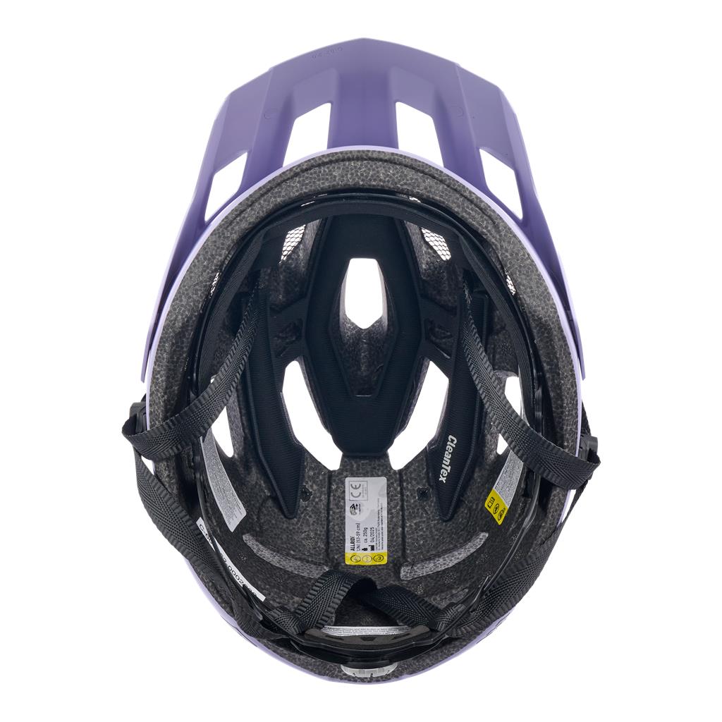 Cratoni lila matt, Gr. Uni (53-59cm) Fahrradhelm Cratoni AllRide