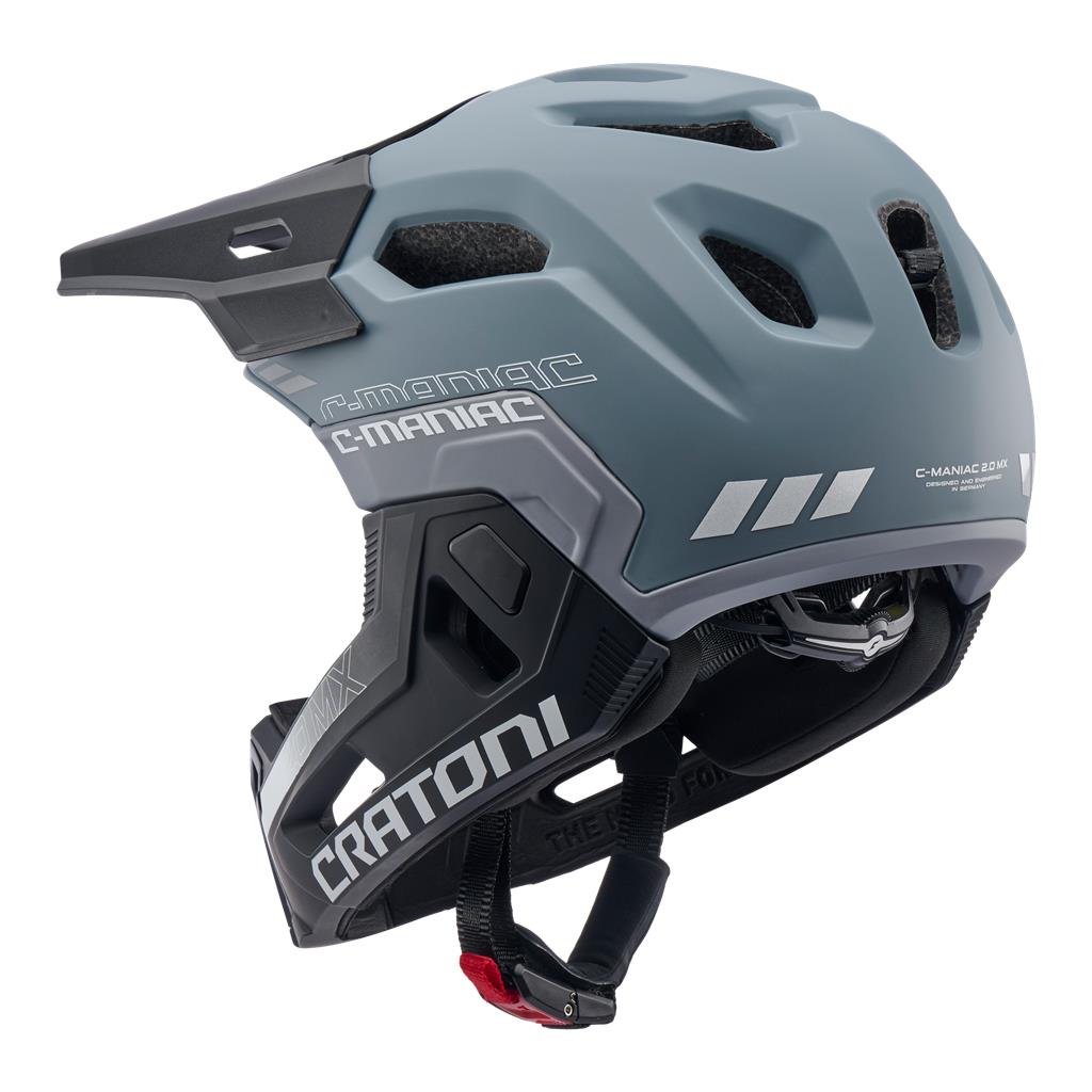 Cratoni grau matt, Fahrradhelm Cratoni C-Maniac 2.0 MX