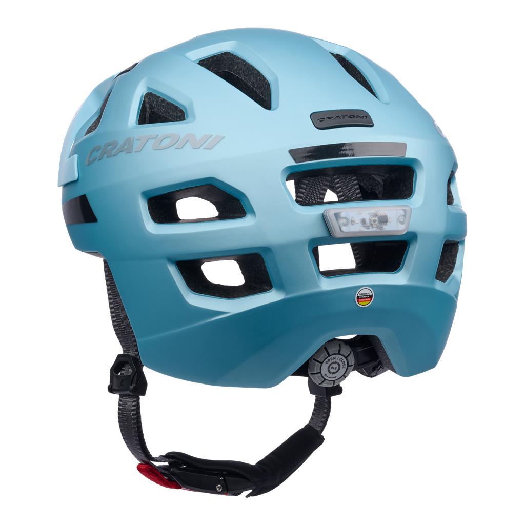 Cratoni metallic-blau matt, Fahrradhelm Cratoni Maxster Pro