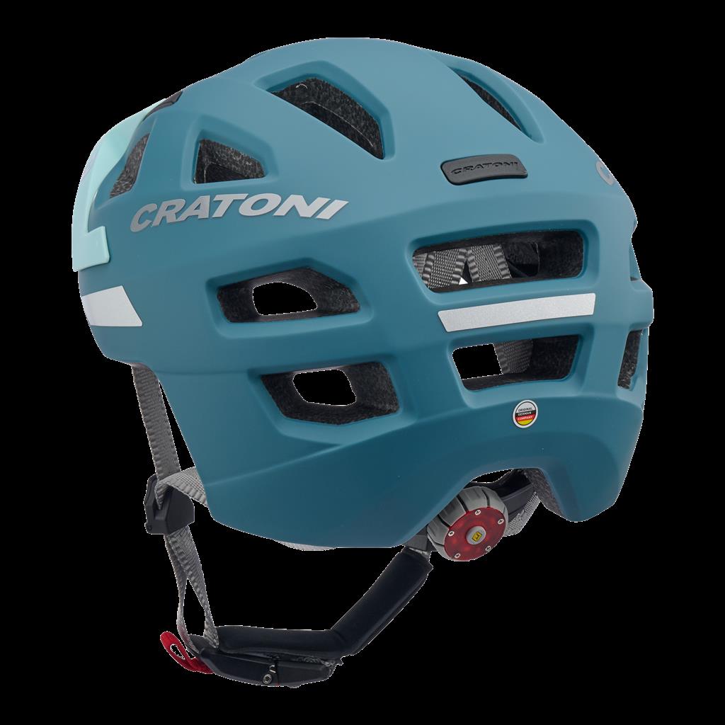 Cratoni stahlblau matt, Fahrradhelm Cratoni Maxster Pro