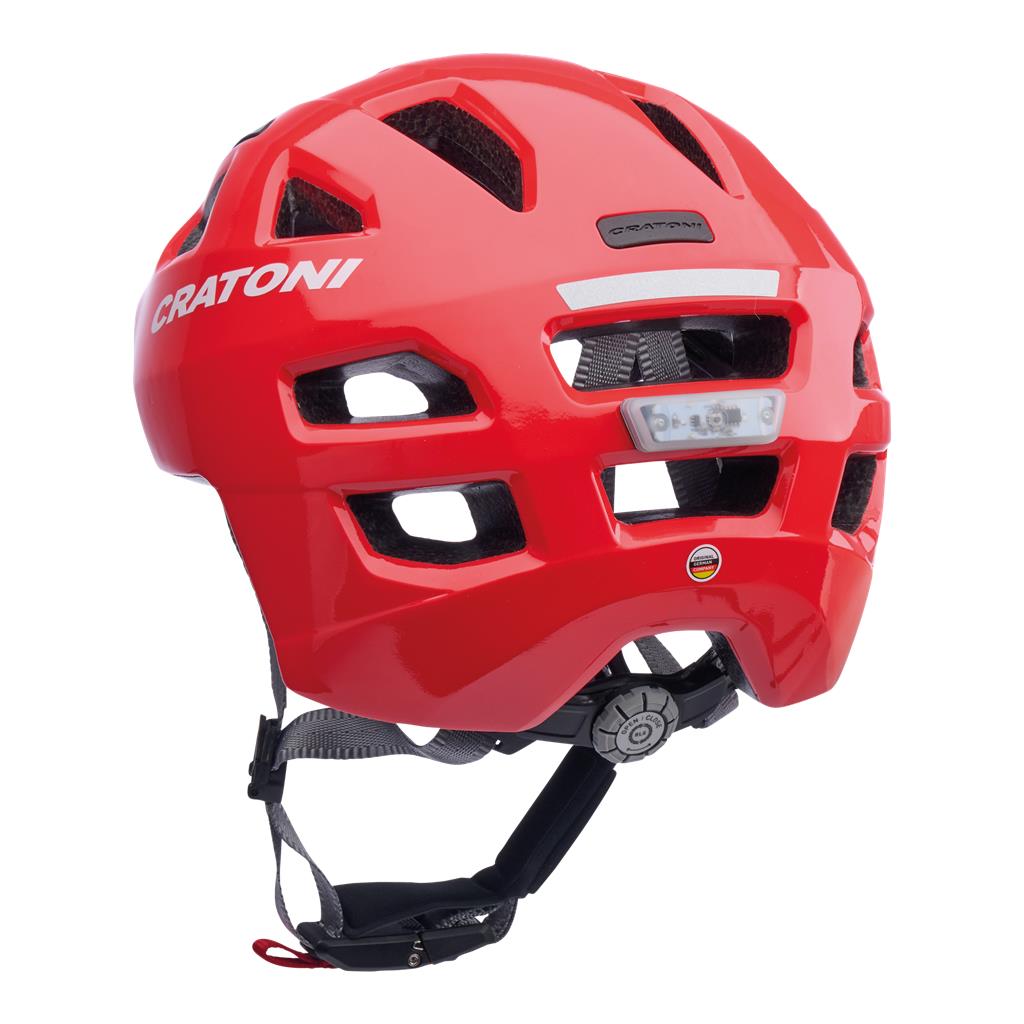 Cratoni rot glänzend, Gr. S (48-53cm) Fahrradhelm Cratoni Maxster