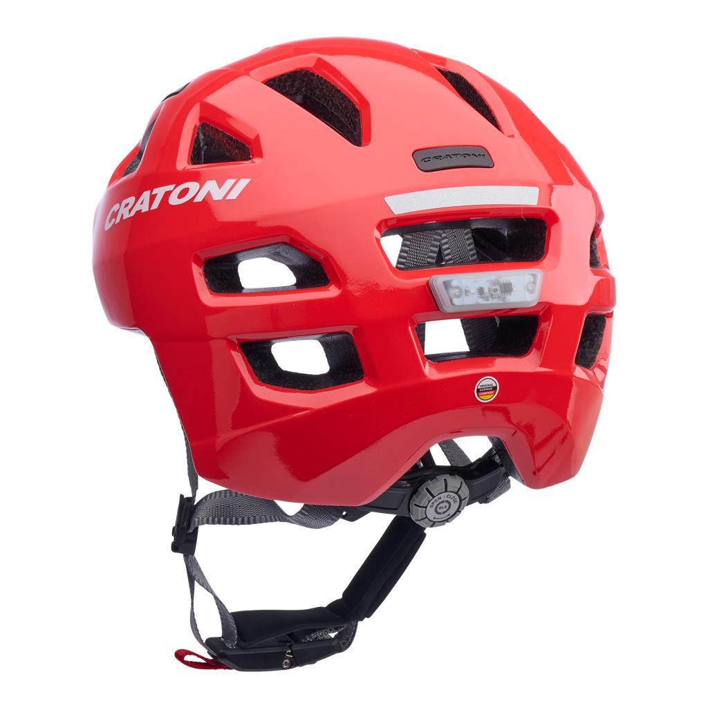 Cratoni rot glänzend, Gr. S/M (51-56cm) Fahrradhelm Cratoni Maxster