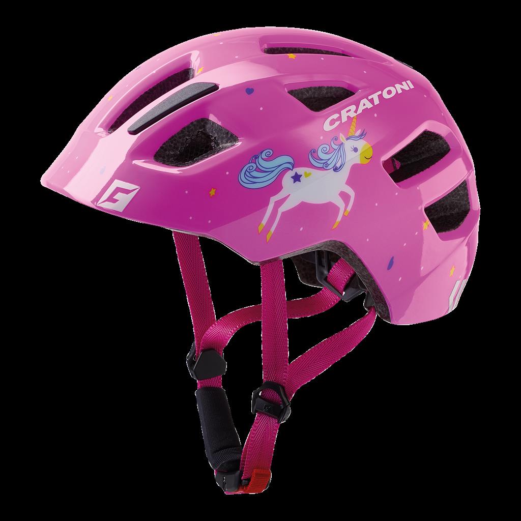 Cratoni Einhorn, pink glänzend, Gr.S (48-53cm) Fahrradhelm Cratoni Maxster