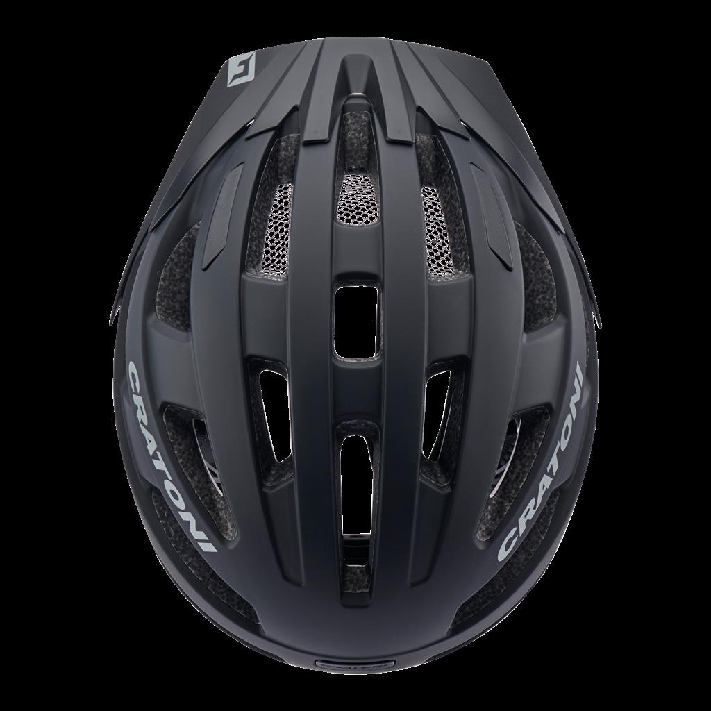 Cratoni schwarz matt, Gr. S/M (52-57cm) Fahrradhelm Cratoni Velo-X (City)