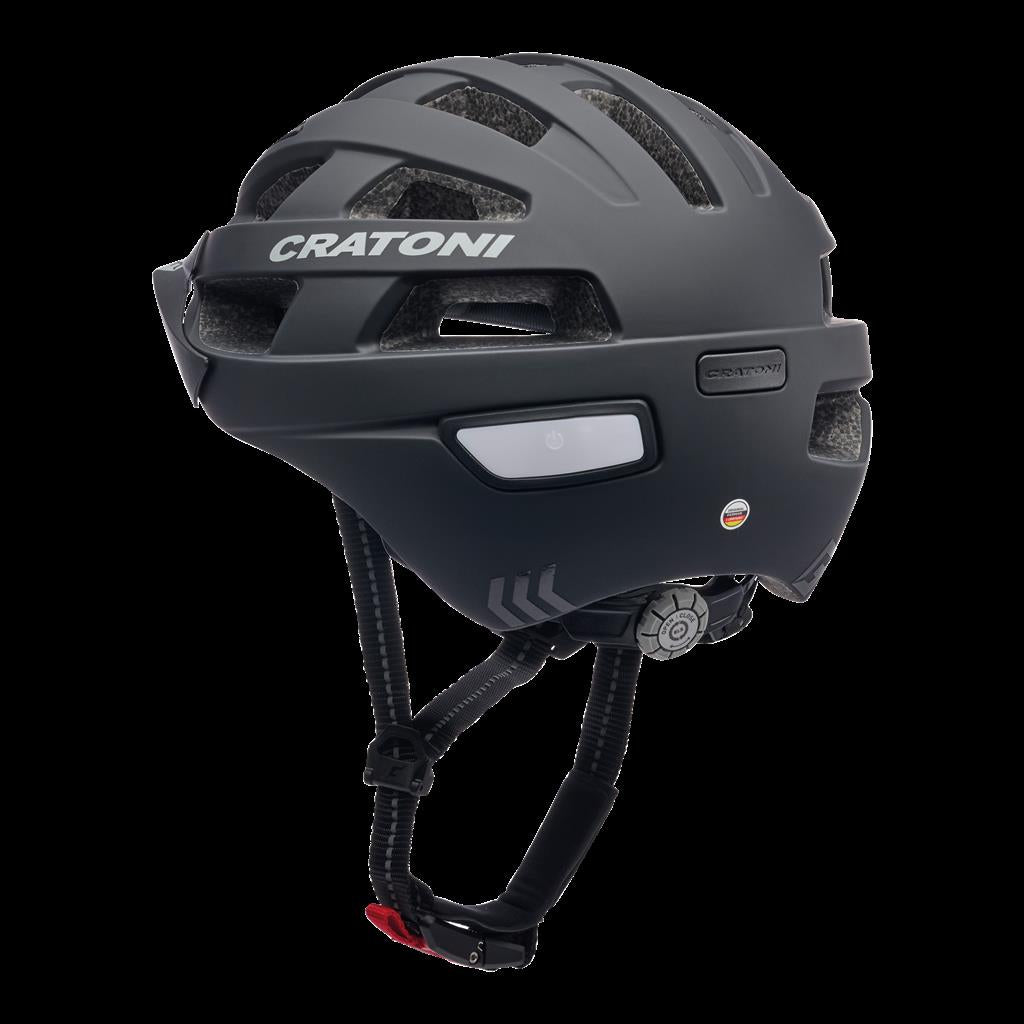 Cratoni schwarz matt, Gr. S/M (52-57cm) Fahrradhelm Cratoni Velo-X (City)