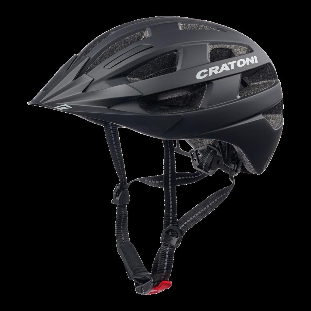 Cratoni schwarz matt, Gr. S/M (52-57cm) Fahrradhelm Cratoni Velo-X (City)
