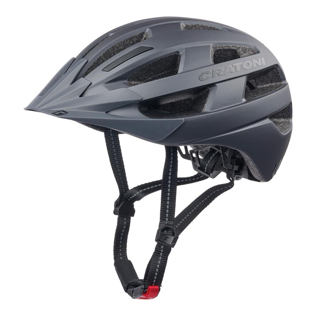 Cratoni grau matt, Gr. M/L (56-60cm) Fahrradhelm Cratoni Velo-X (City)