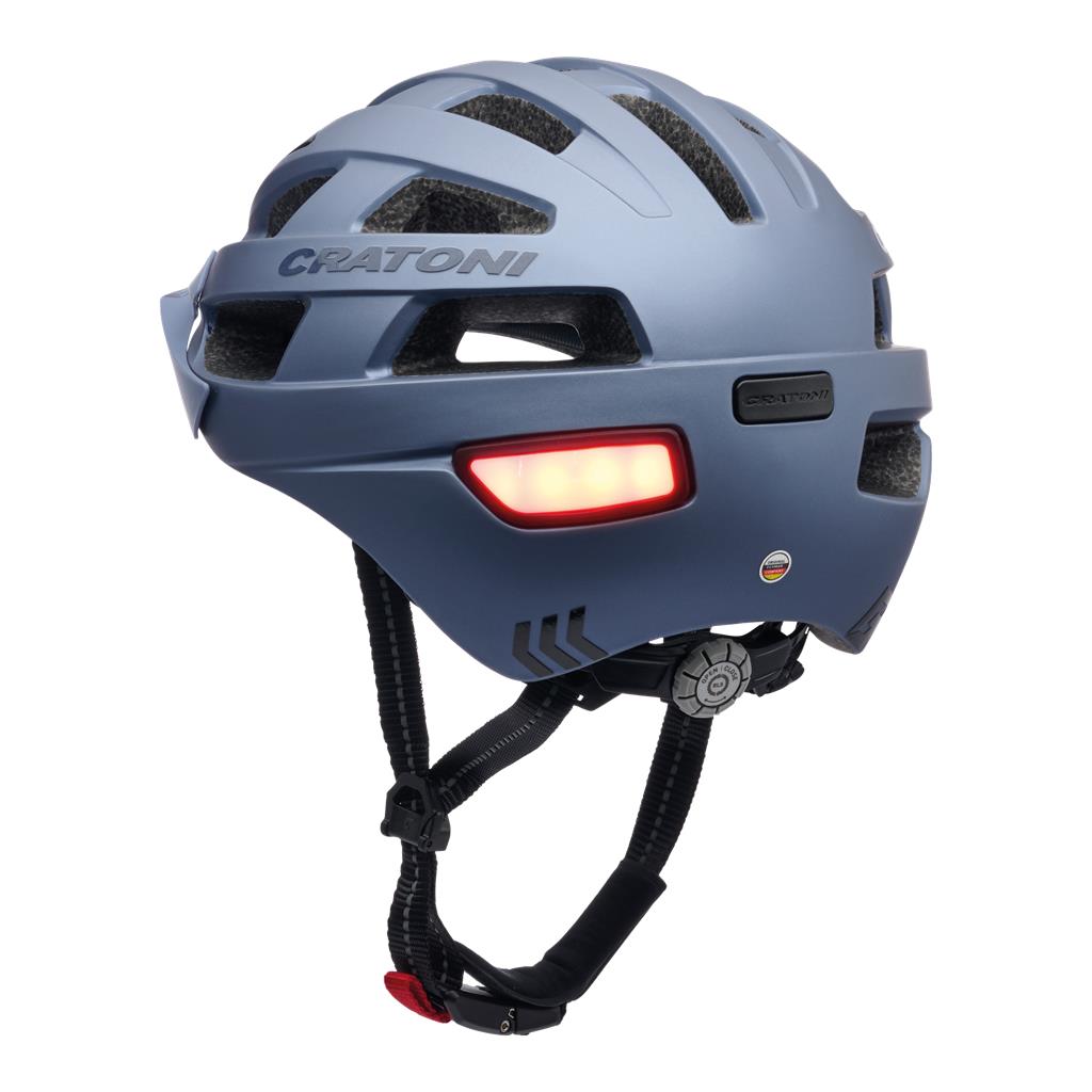 Cratoni blau metallic matt, Fahrradhelm Cratoni Velo-X (City)