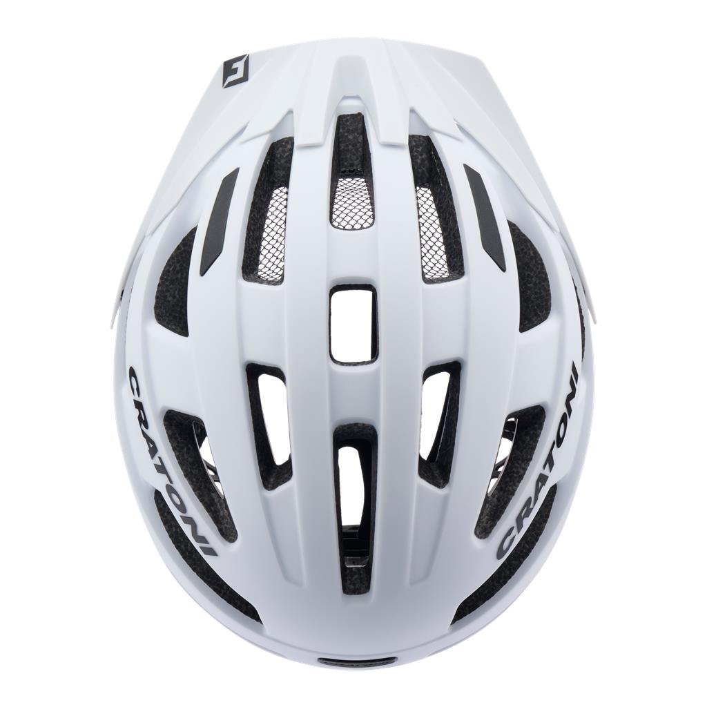 Cratoni weiß matt, Gr. M/L (56-60cm) Fahrradhelm Cratoni Velo-X (City)