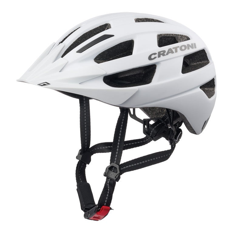 Cratoni weiß matt, Fahrradhelm Cratoni Velo-X (City)