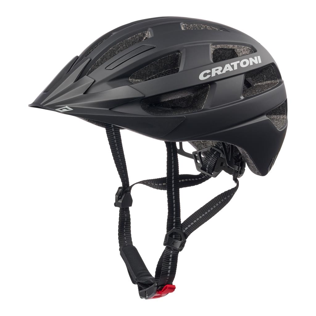 Cratoni schwarz matt, Fahrradhelm Cratoni Velo-X (City)