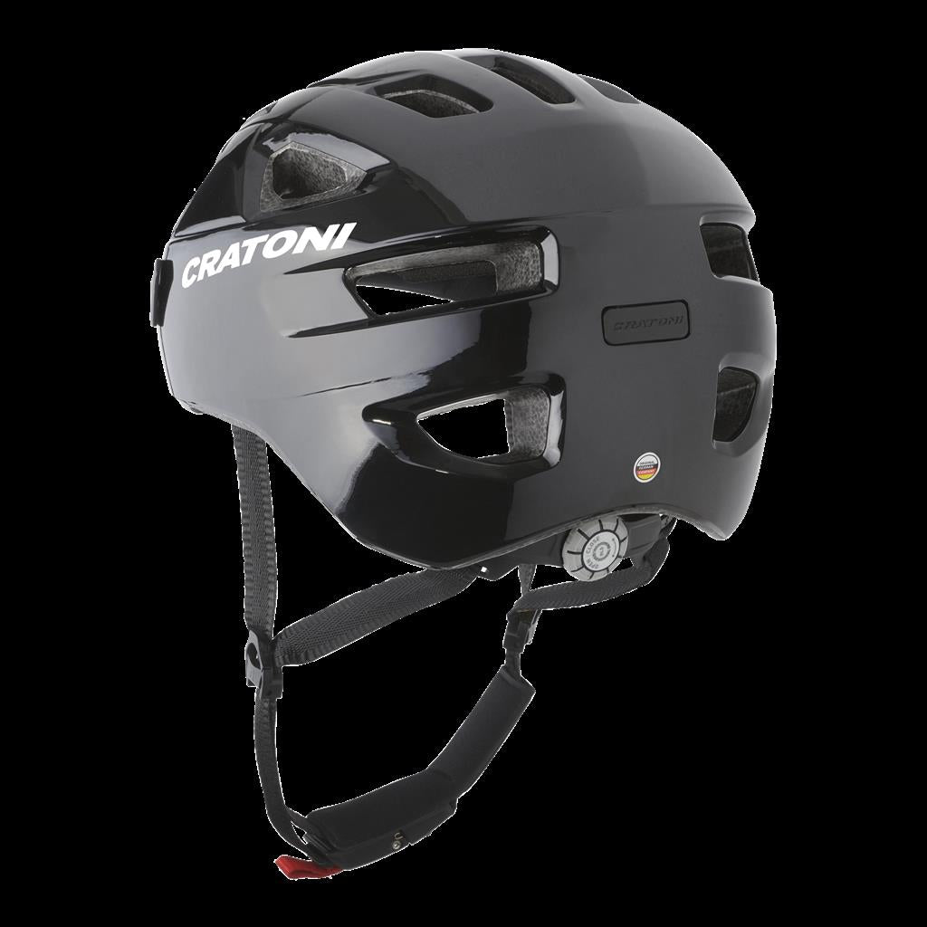 Cratoni schwarz glänzend, Gr. L/XL (58-63cm) Fahrradhelm Cratoni C-Swift