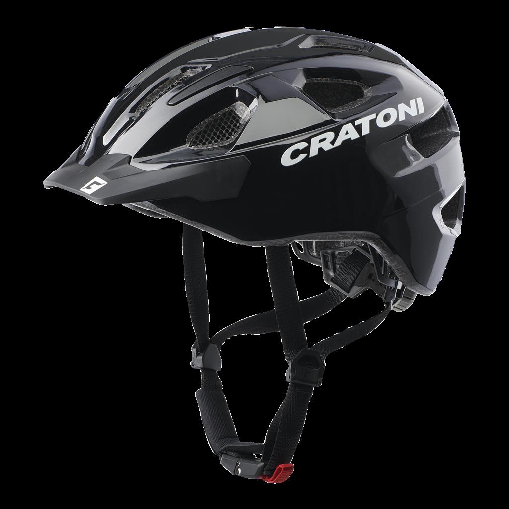 Cratoni schwarz glänzend, Gr. L/XL (58-63cm) Fahrradhelm Cratoni C-Swift