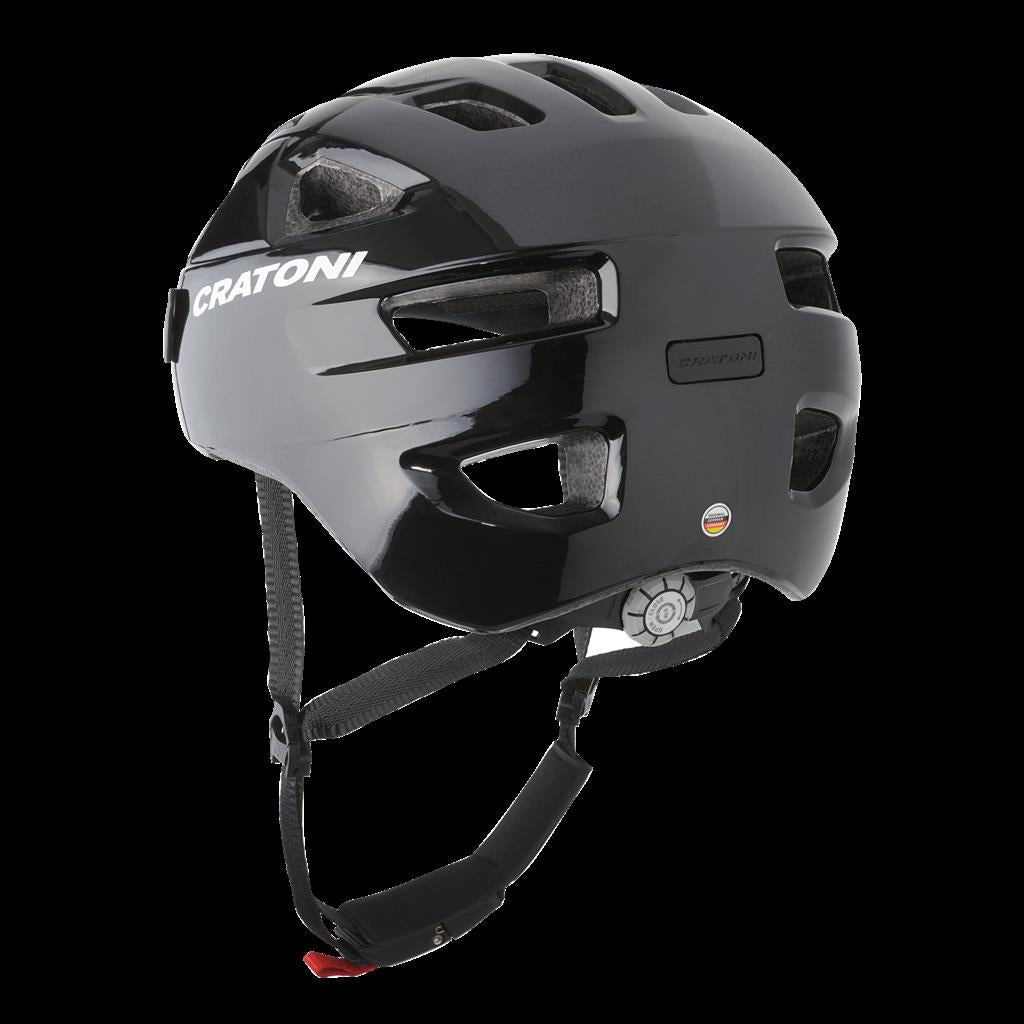 Cratoni schwarz glänzend, Gr. L/XL (58-63cm) Fahrradhelm Cratoni C-Swift