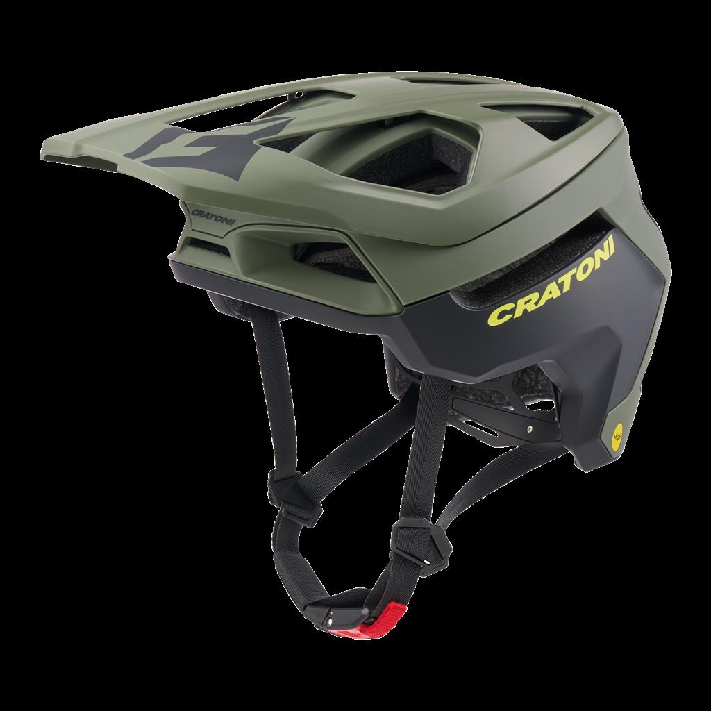 Cratoni olive matt Fahrradhelm Cratoni MadFlex MIPS RECCO