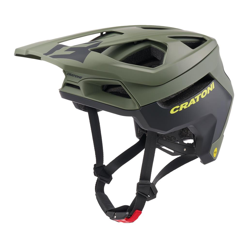 Cratoni olive matt Fahrradhelm Cratoni MadFlex MIPS RECCO