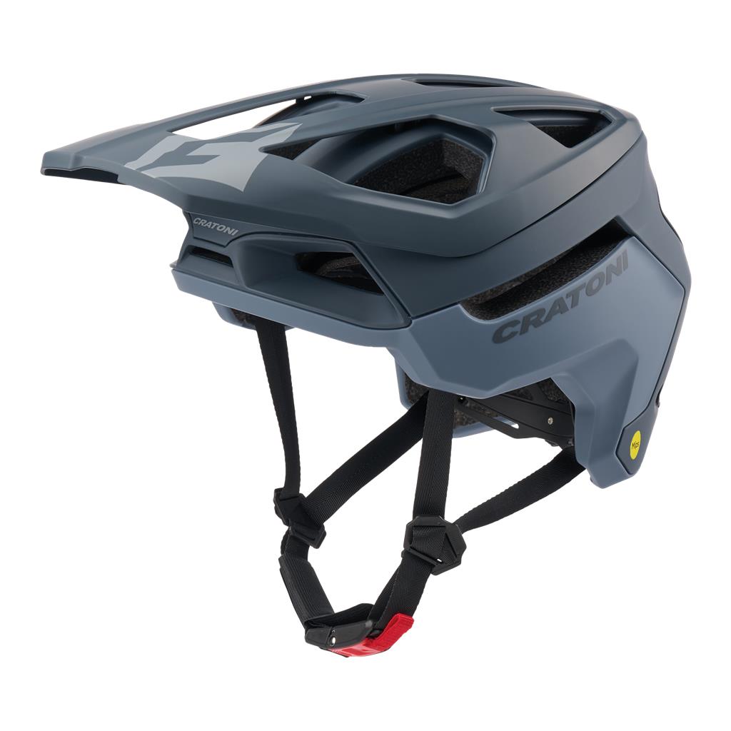 Cratoni grau matt Fahrradhelm Cratoni MadFlex MIPS RECCO