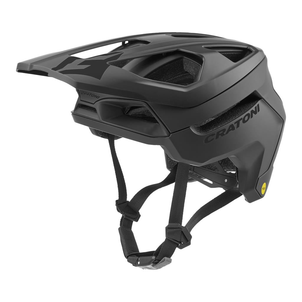 Cratoni schwarz matt Fahrradhelm Cratoni MadFlex MIPS RECCO