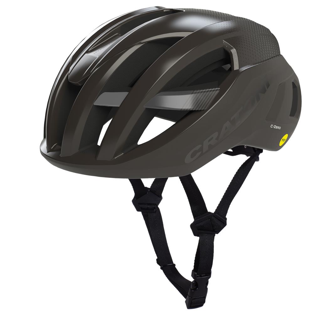 Cratoni schwarz glänzend-matt,Gr. S/M (52-56 cm) Fahrradhelm Cratoni C-Zero MIPS