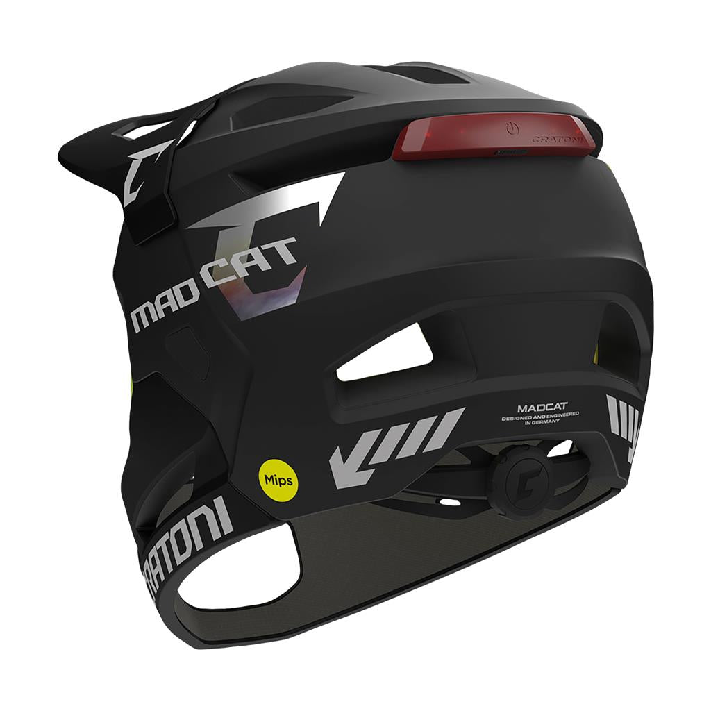 Cratoni schwarz matt, Gr.S/M (49-56cm) Fahrradhelm Cratoni Madcat MIPS