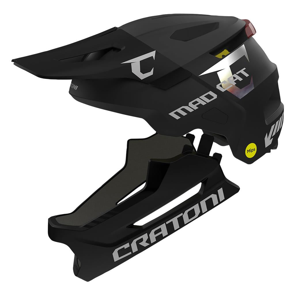 Cratoni schwarz matt, Gr.S/M (49-56cm) Fahrradhelm Cratoni Madcat MIPS