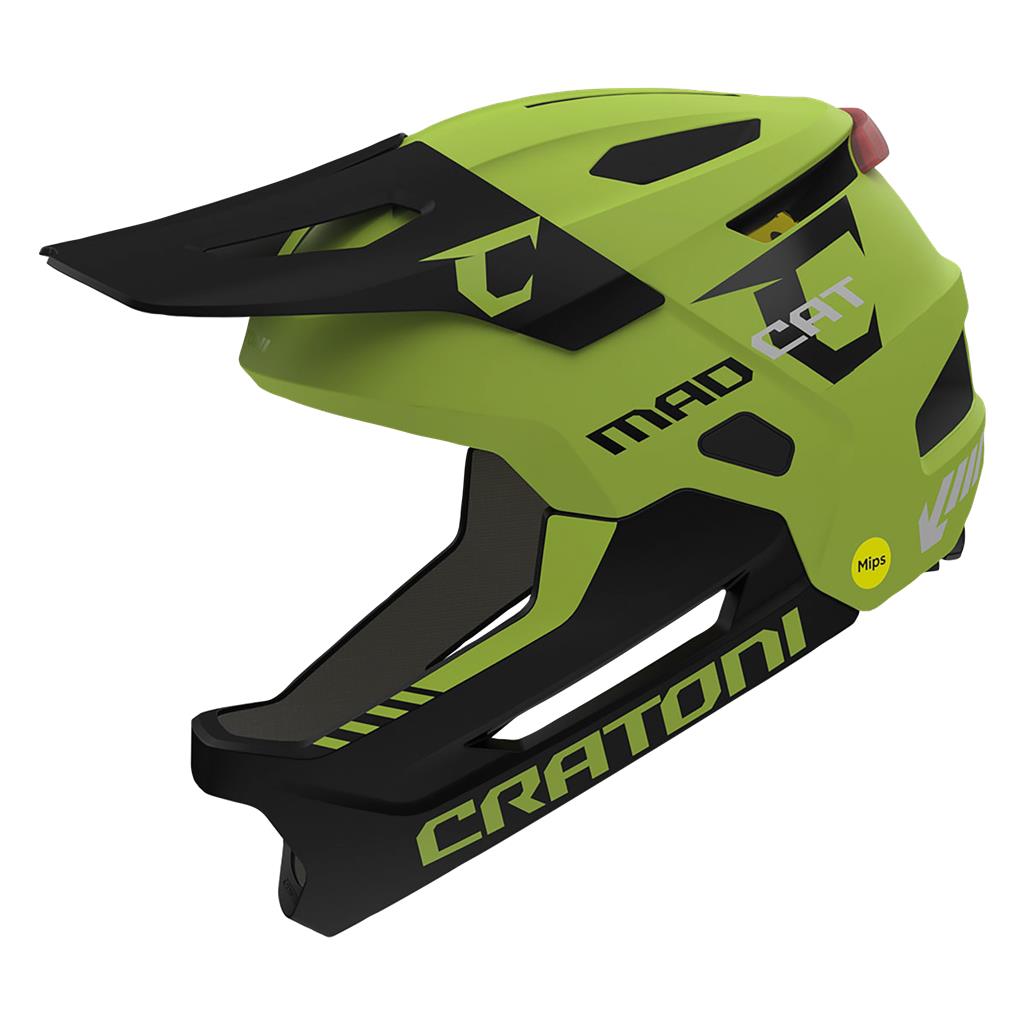 Cratoni lime/schwarz matt, Gr.S/M (49-56cm) Fahrradhelm Cratoni Madcat MIPS