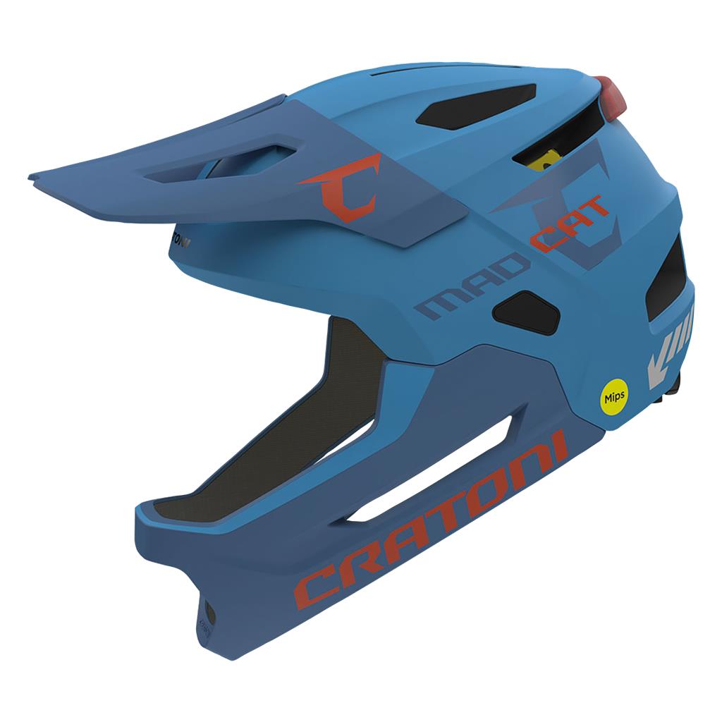 Cratoni blau matt, Gr.S/M (49-56cm) Fahrradhelm Cratoni Madcat MIPS