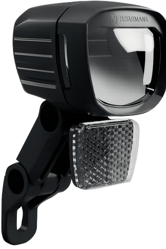 Herrmans Nordic MR5, sw, m. Halter, On/Off LED-E-Bike-Scheinwerfer HERRMANS
