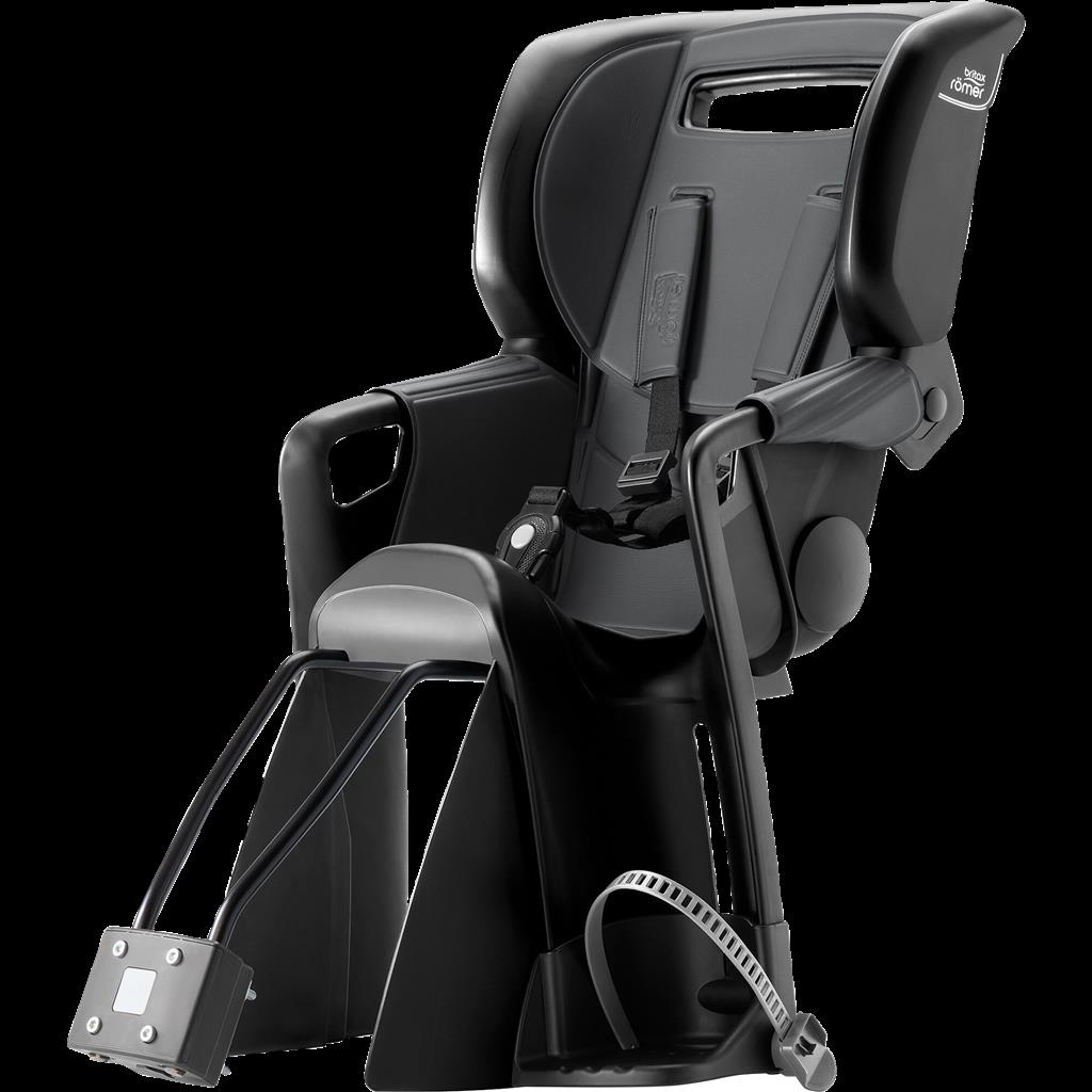 Roemer Sitz Carbon Black, Bezug Mineral Grey Kindersitz Britax Römer Jockey Pro