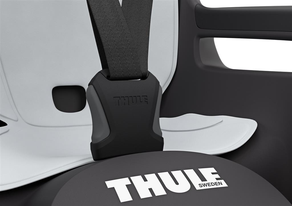 Thule dunkelgrau, Befestigung Rahmen Kindersitz Thule Ride Along 2