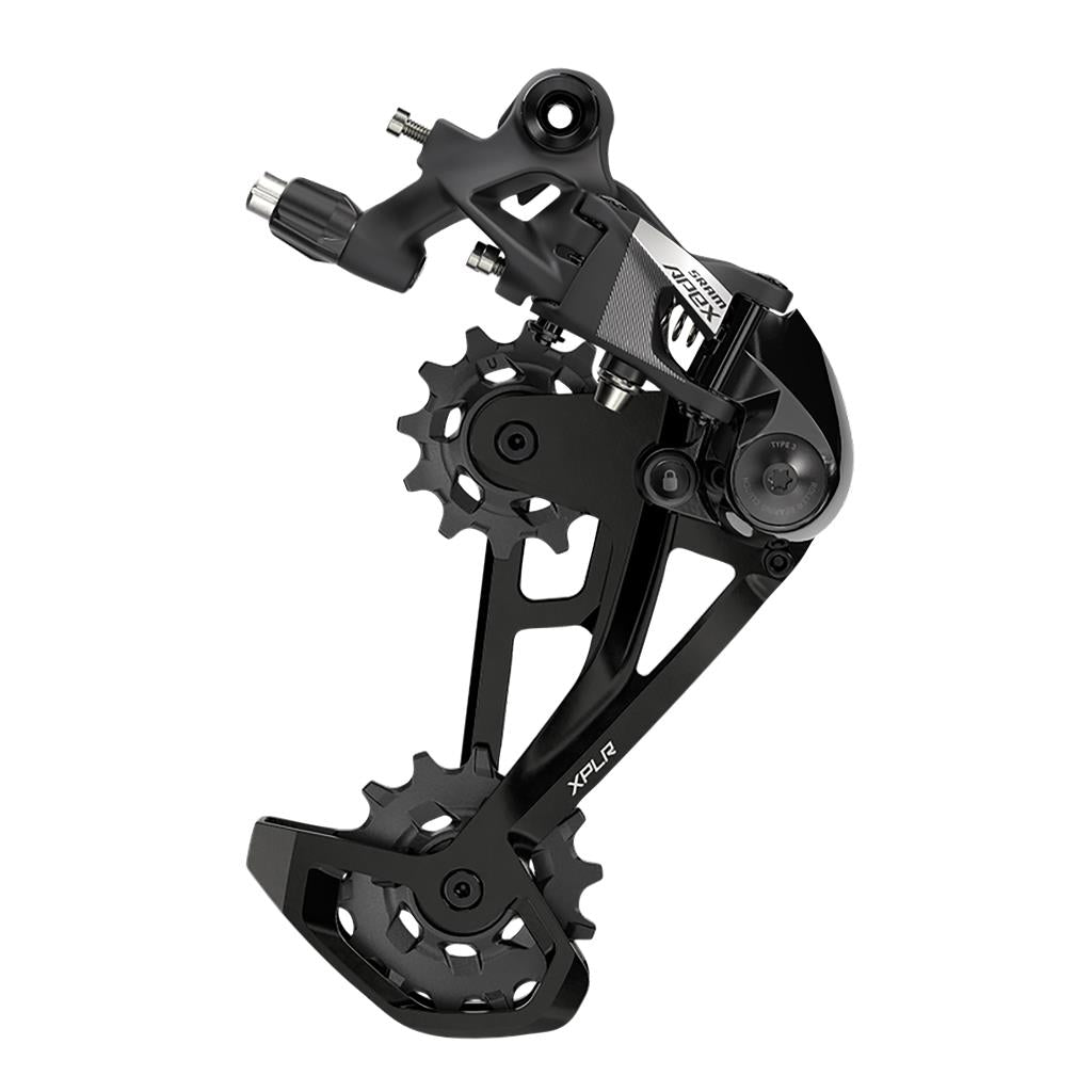 Sram 12-f., max. 44Z, schwarz, mechanisch Schaltwerk SRAM Apex XPLR