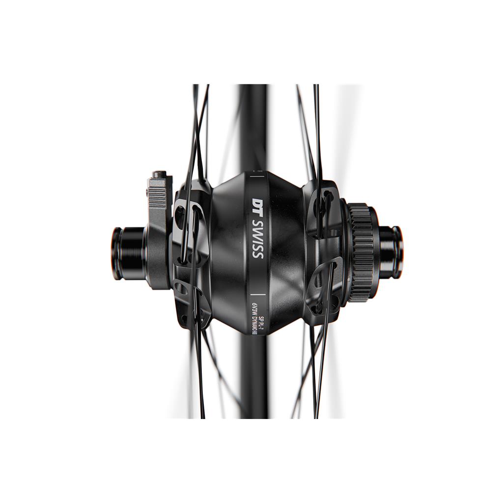DT Swiss 28", Alu, CL, sw,100/12mm TA Dynamo-Na VR DT Swiss G1800Spline 25 DB DYN 28"