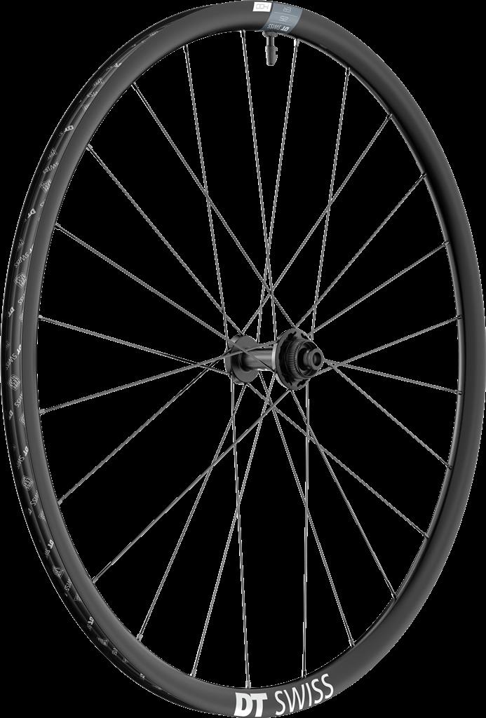 DT Swiss 28", Alu, sz, Center Lock,100/12mm TA VR DT Swiss ER1400 Dicut 25 DB 28"/22mm