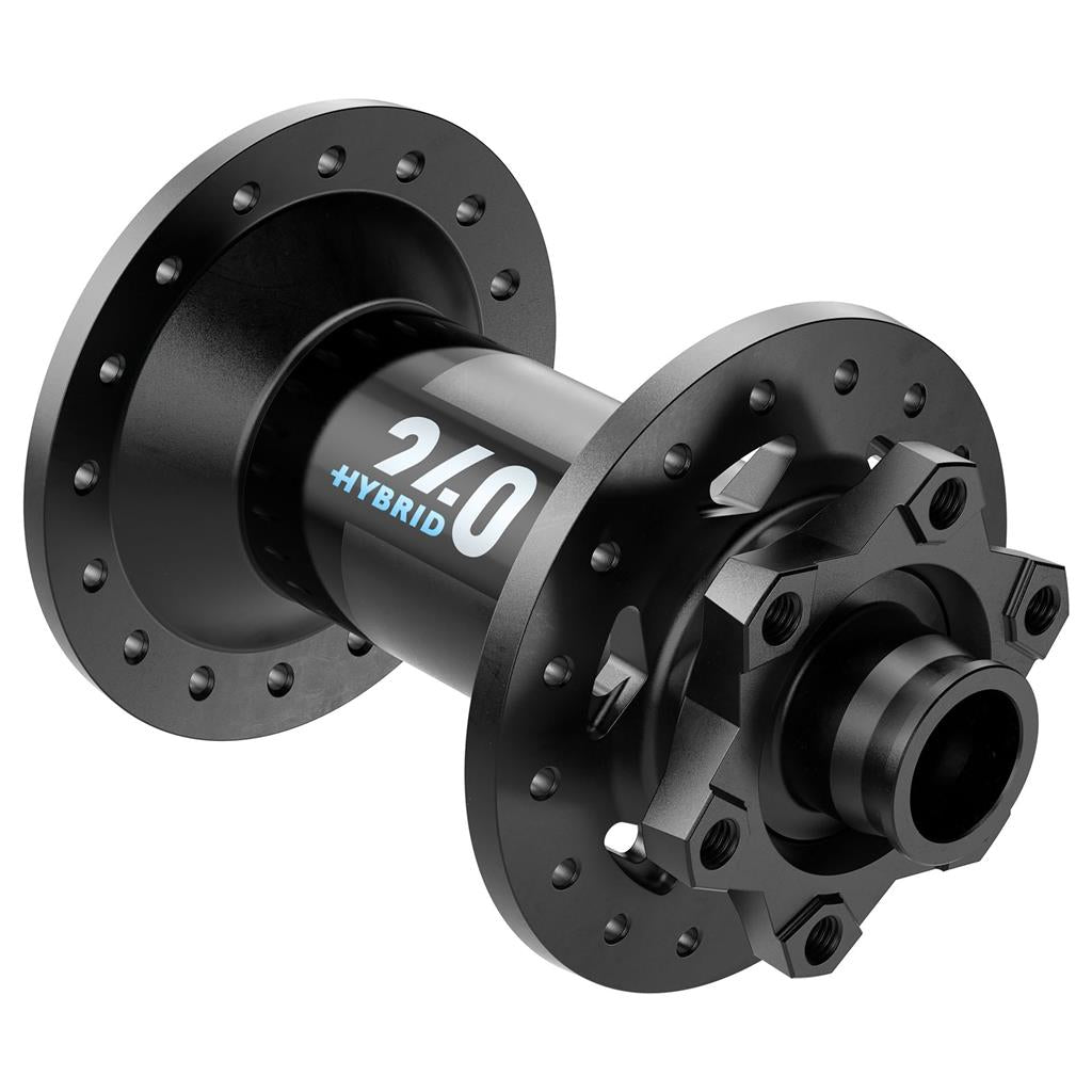 DT Swiss 110/15mm TA Boost, 32 Loch, IS 6-bolt VR-Nabe DT Swiss 240 Hybrid MTB DB