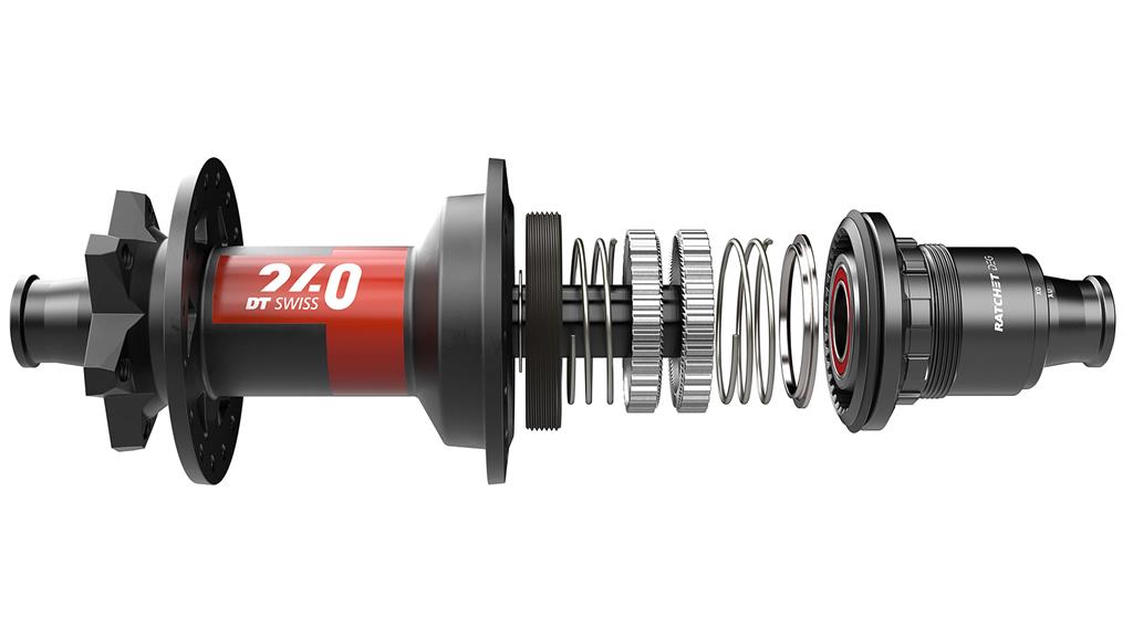 DT Swiss 157/12mm TA B+, 32L, IS 6-b, SRAM XD MTB HR-Nabe DT Swiss 240 MTB DB DEG 90