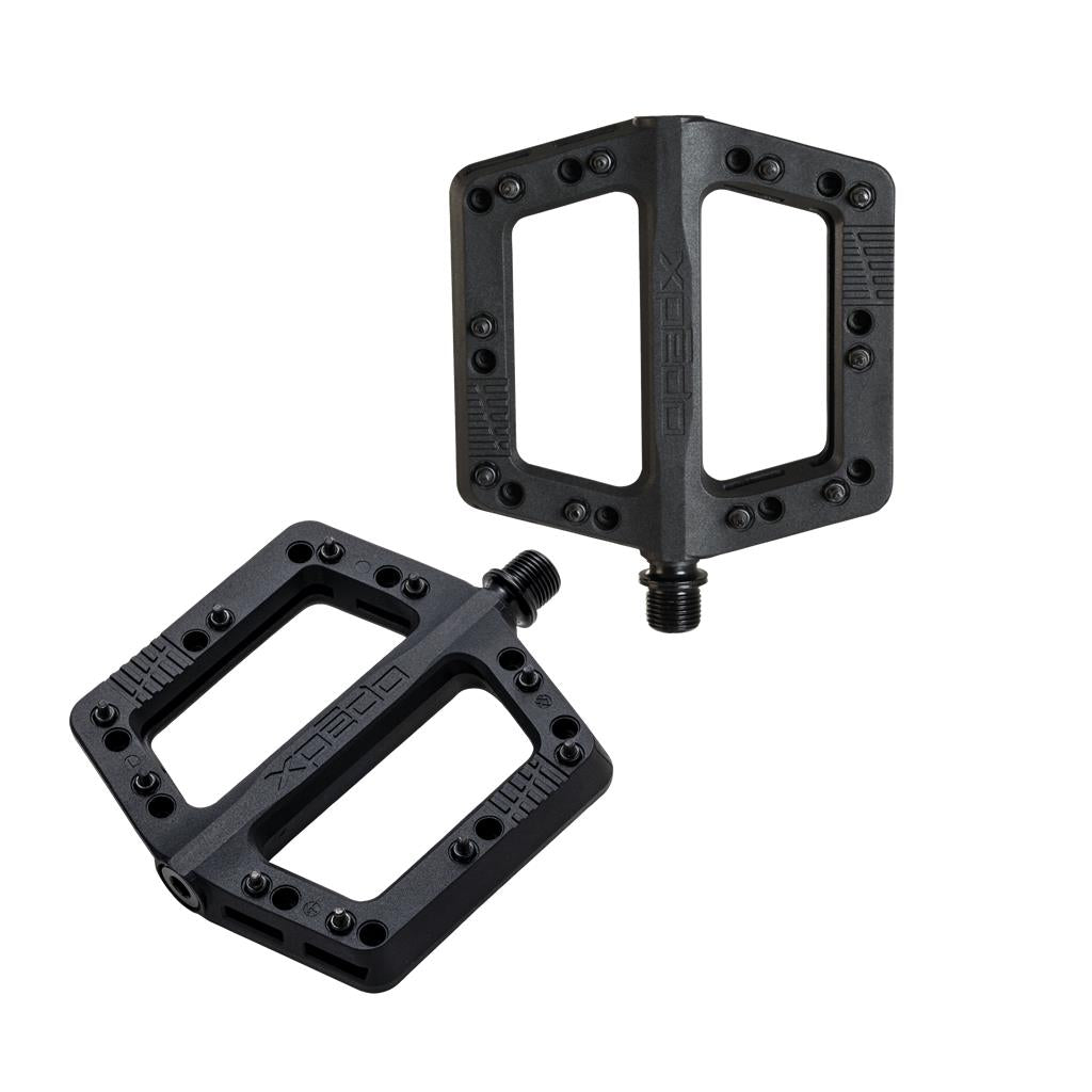 Xpedo schwarz, 109x109x16mm, Plattform Pedal Xpedo FELIX