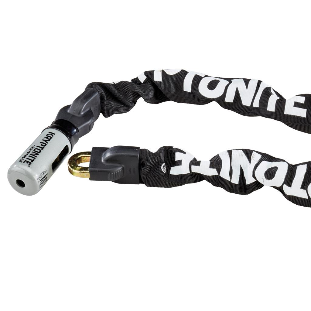 Kryptonite Länge 150cm,Ø9,5mm,schwarz,2 Schlüssel Kettenschloss Krypton.KryptoLok 915 MINI