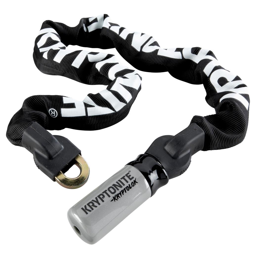Kryptonite Länge 95cm,Ø9,5mm,schwarz,2 Schlüssel Kettenschloss Krypton.KryptoLok 995 MINI