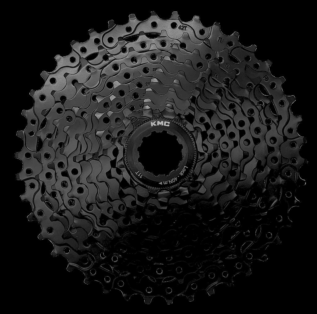 KMC 10-fach, 11-42Z Shimano kompatibel, sw Zahnkranz-Kassette KMC