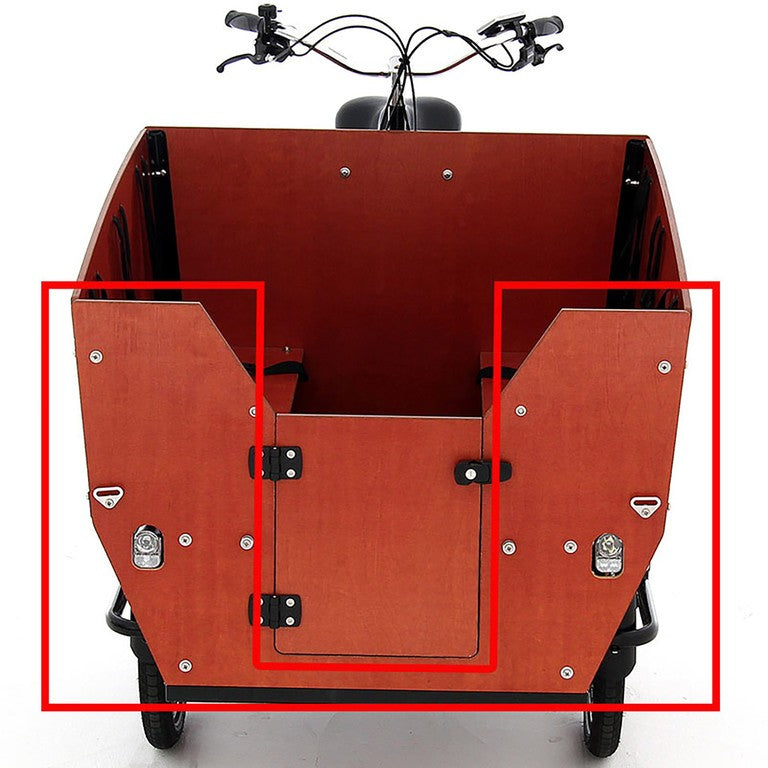 Babboe Max-E, Holz Paneel Vorderseite Babboe