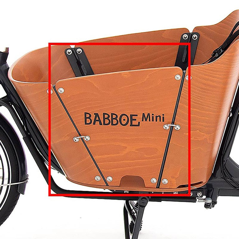Babboe für Mini, links, Holz Seitenpaneel Babboe