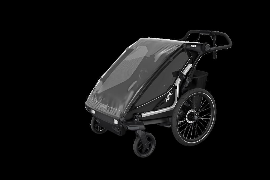 Thule Double, schwarz Kinderanhänger Thule Chariot Sport 2