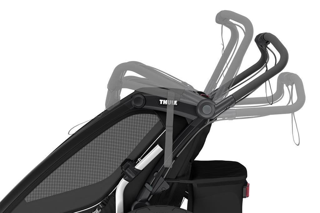 Thule Double, schwarz Kinderanhänger Thule Chariot Sport 2