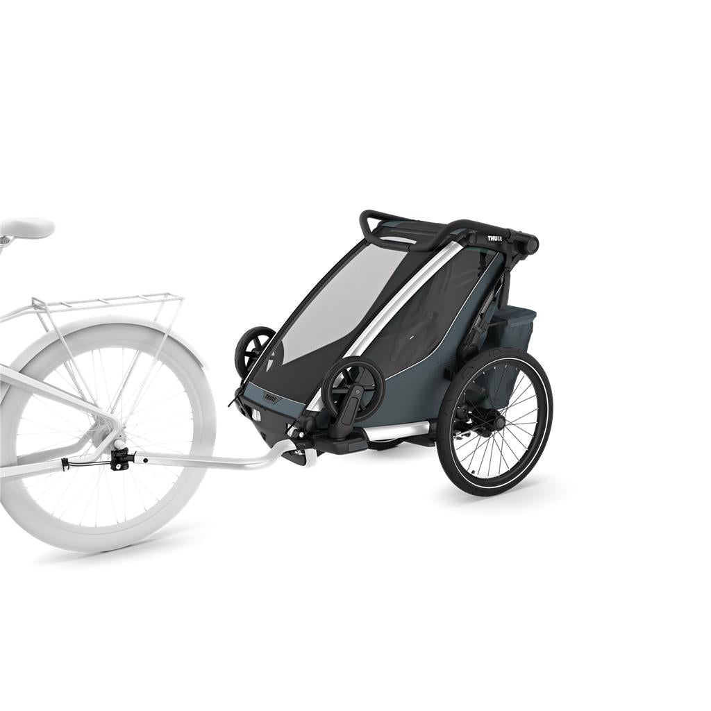Thule Single, Dark Slate Kinderanhänger Thule Chariot Cross 2