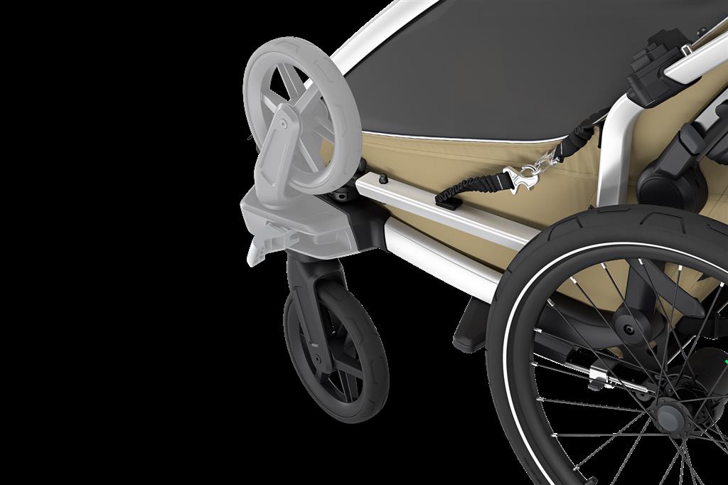 Thule Single, Faded Khaki Kinderanhänger Thule Chariot Cross 2