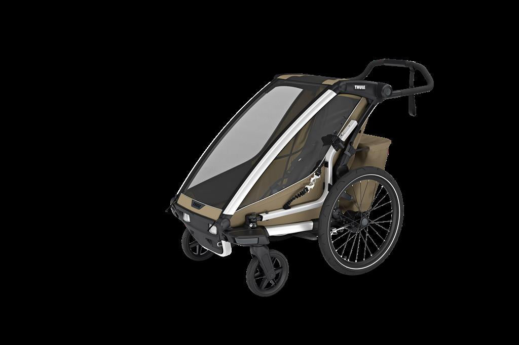 Thule Single, Faded Khaki Kinderanhänger Thule Chariot Cross 2